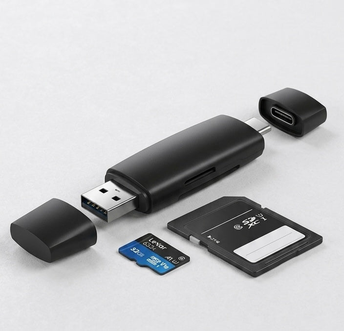 2-in-1 USB SD-Kartenleser